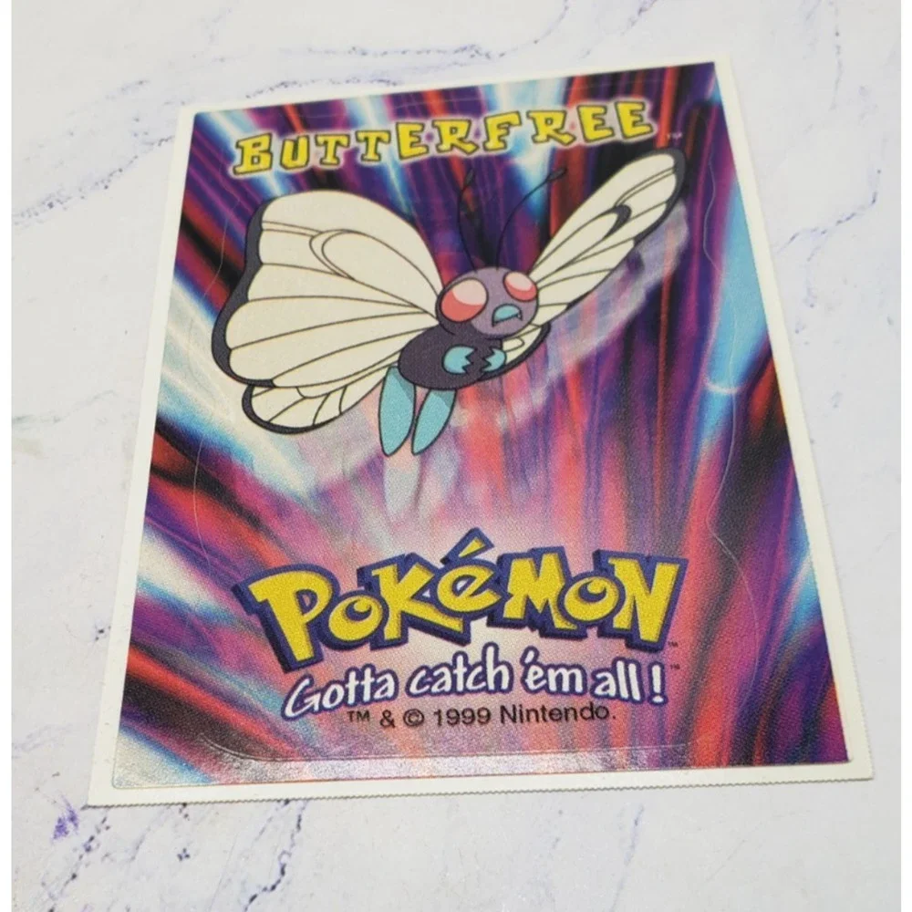 1999 Pokemon Sticker Butterfree A&A Global Vending Machine Pocket Monsters